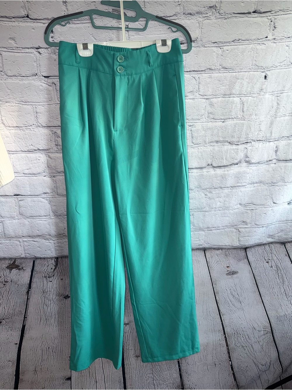 HALARA Teal Wide Leg Pants